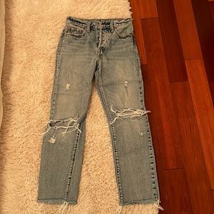 Levi’s size 24 denim wedgie